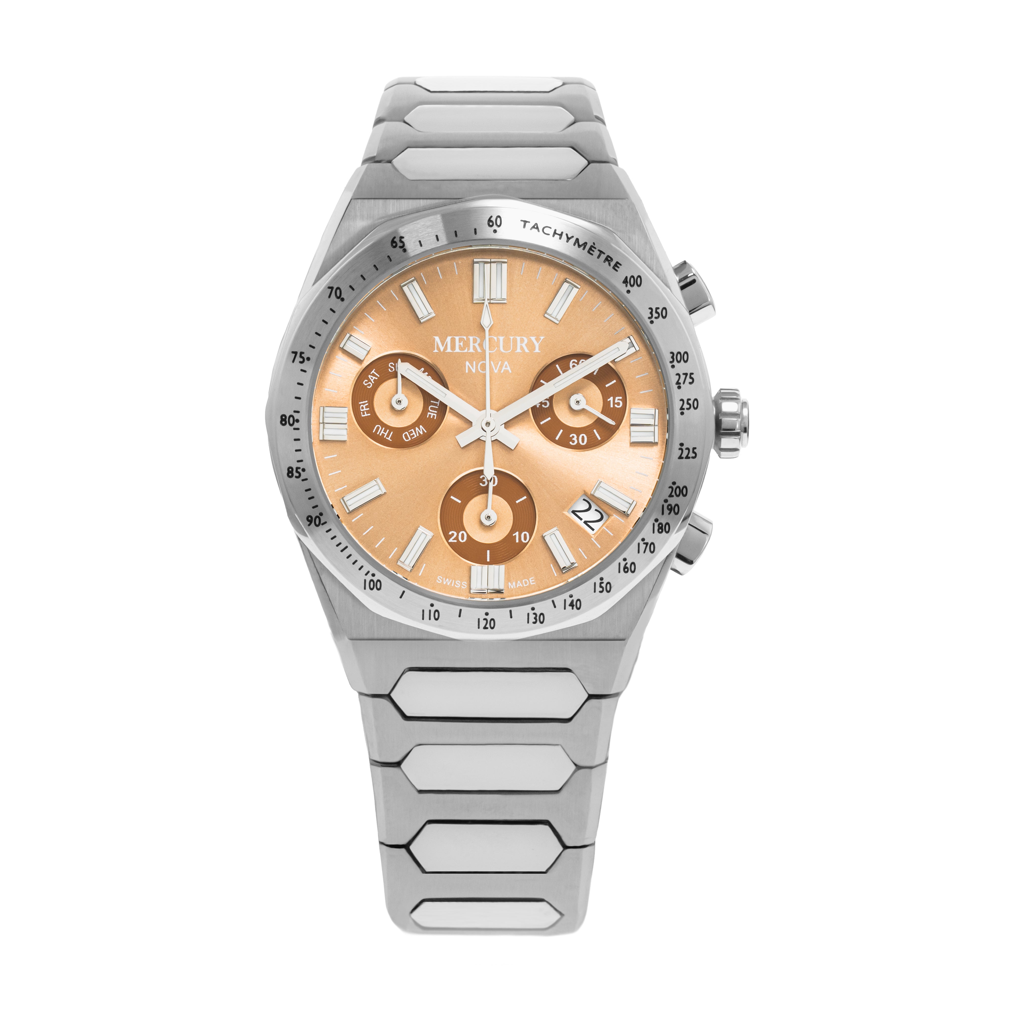 NOVA Chronographe MEC494-SS – Mercury Collection